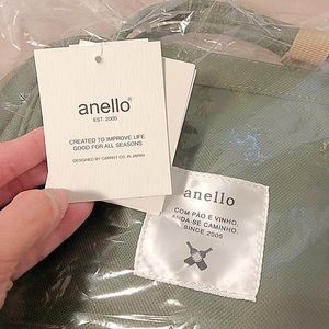 Anello Polyester Canvas Backpack Mini Size-Khaki